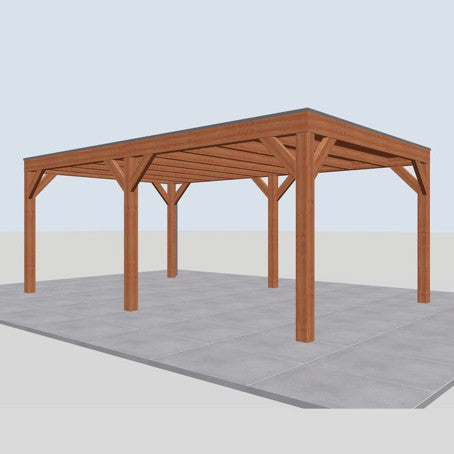 Douglas overkapping DHZ modern 600x375 cm