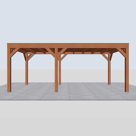 Douglas overkapping DHZ modern 610x310 cm