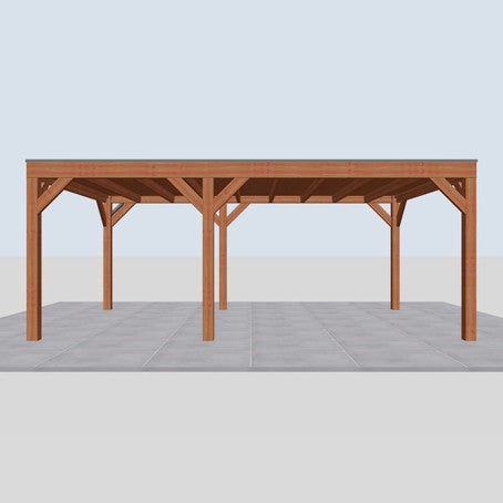 Douglas overkapping DHZ modern 610x375 cm
