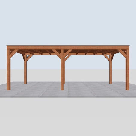 Douglas overkapping DHZ modern 665x310 cm