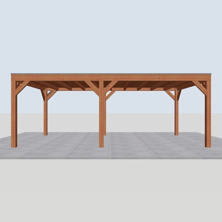 Douglas overkapping DHZ modern 665x375 cm