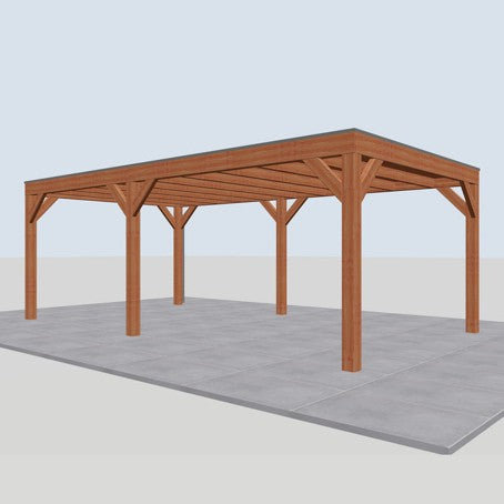 Douglas overkapping DHZ modern 665x375 cm