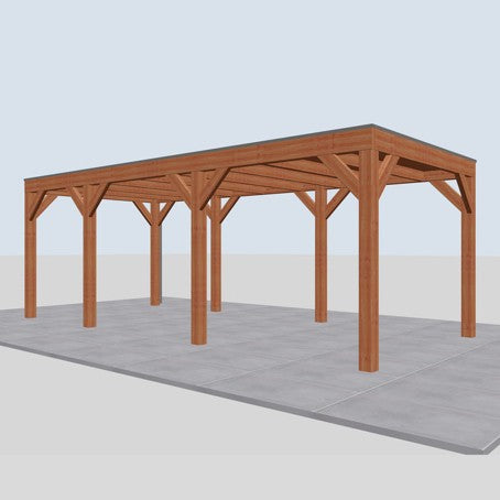 Douglas overkapping DHZ modern 670x310 cm