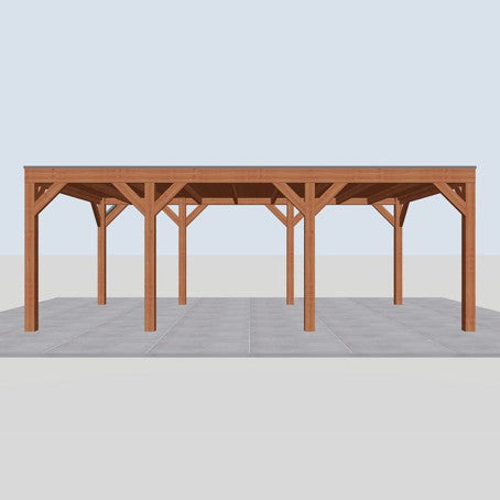 Douglas overkapping DHZ modern 670x375 cm