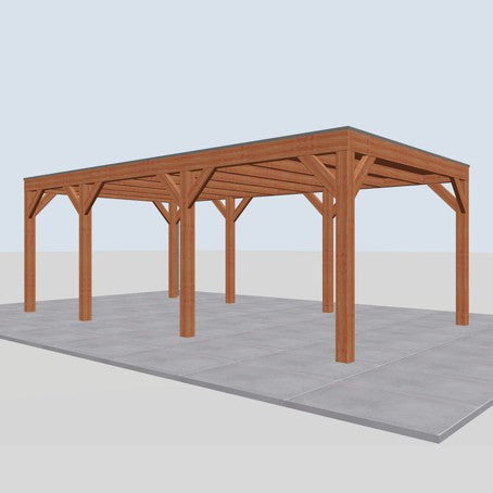Douglas overkapping DHZ modern 670x375 cm