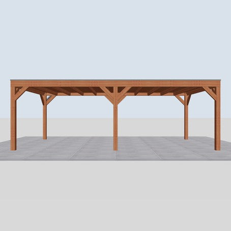 Douglas overkapping DHZ modern 730x375 cm