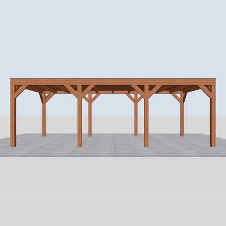 Douglas overkapping DHZ modern 735x375 cm