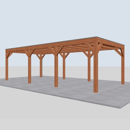 Douglas overkapping DHZ modern 785x375 cm