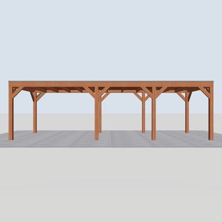 Douglas overkapping DHZ modern 850x310 cm