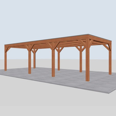 Douglas overkapping DHZ modern 850x375 cm