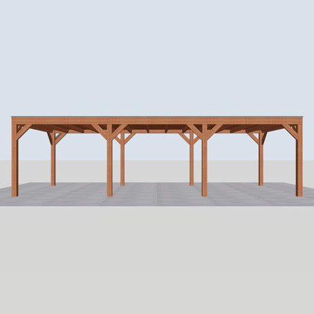 Douglas overkapping DHZ modern 890x375 cm