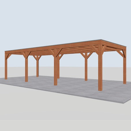 Douglas overkapping DHZ modern 890x375 cm