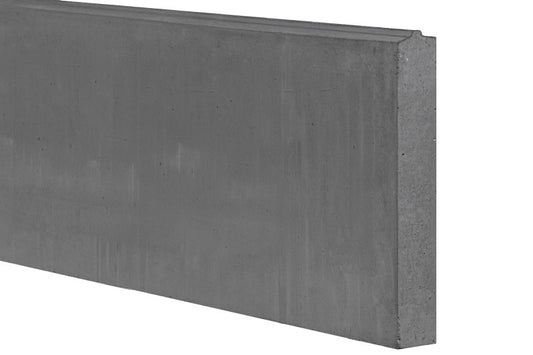 Onderplaat standaard beton antraciet 3,5x20 cm met veer
