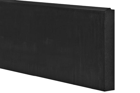 Onderplaat standaard beton antraciet gecoat 3,5x20 cm met veer