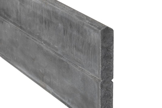 Onderplaat blokhutprofiel beton antraciet 184 cm
