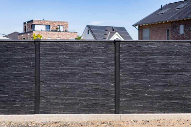 Onderplaat leisteenmotief rabat beton antraciet gecoat 184 cm 