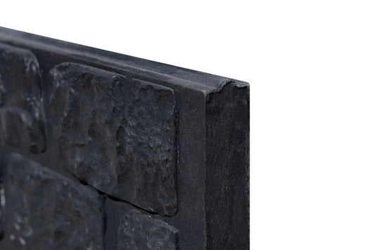Onderplaat romeinsmotief rabat beton antraciet gecoat 184 cm 