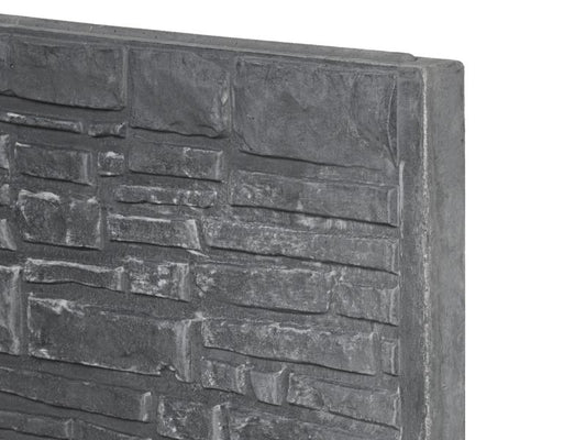 Onderplaat rustico beton antraciet 184 cm
