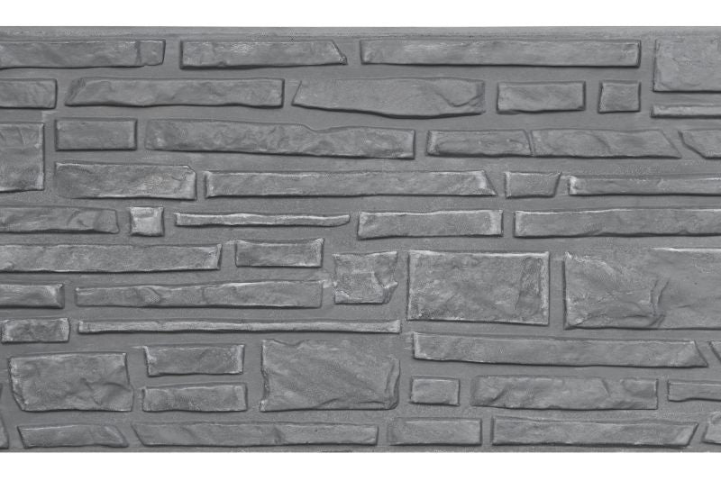 Onderplaat rustico beton antraciet 184 cm