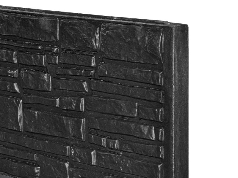 Onderplaat rustico rabat beton antraciet gecoat 184 cm 