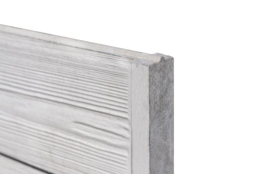 Onderplaat Zweeds rabat beton wit/grijs 184 cm