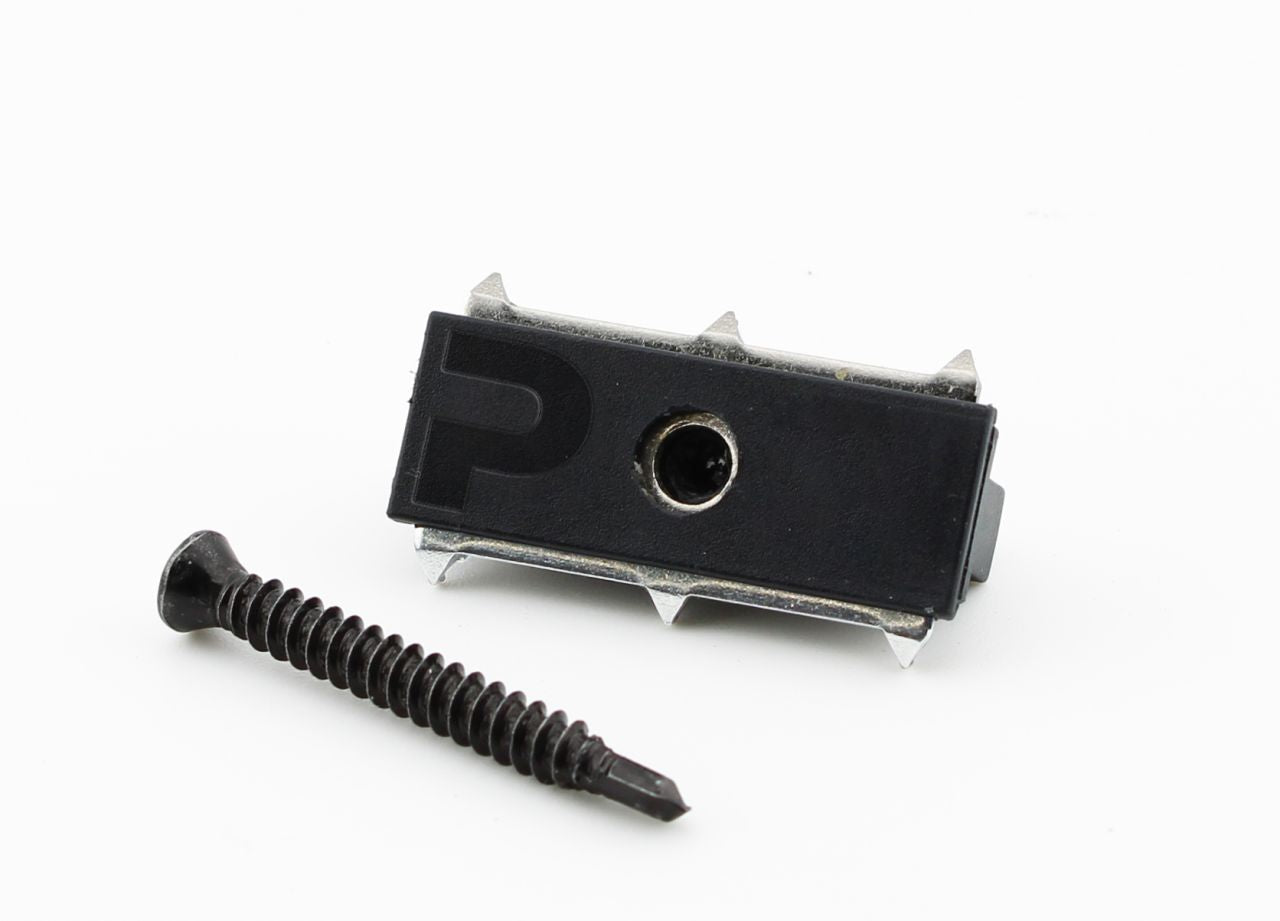 PuraFix vlonderplank clip RVS zwart (100 st.)