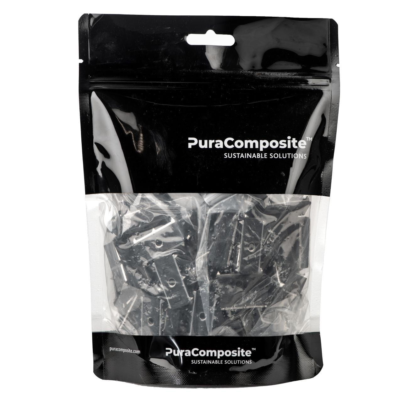 PuraFix vlonderplank clip RVS zwart (100 st.)