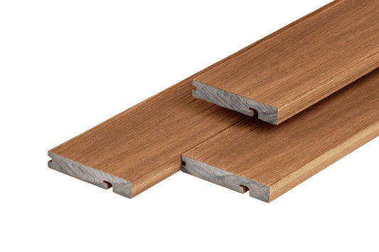 PuraTerra composiet eindplank 2,3x13,8 cm Teak