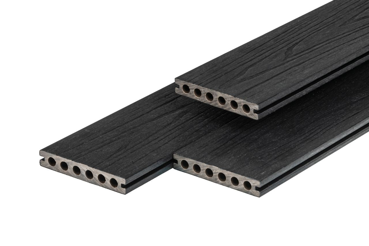 PuraShield composiet vlonderplank 2,3x13,8 cm Ebony black semi-massief
