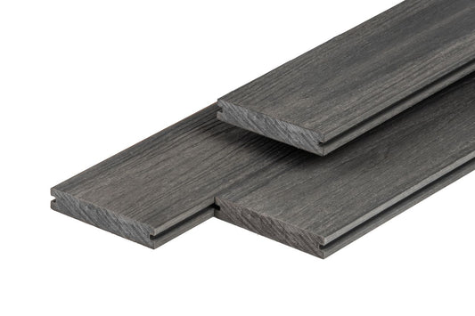 PuraShield composiet vlonderplank 2,3x13,8 cm Dark grey massief