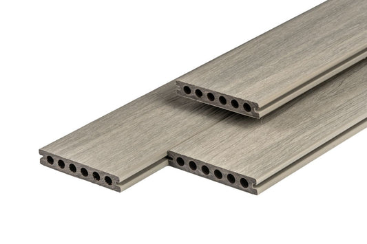PuraShield composiet vlonderplank 2,3x13,8 cm Light grey semi-massief