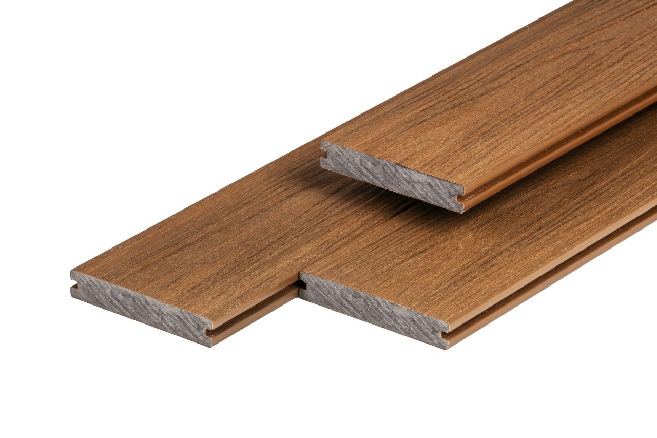 PuraShield composiet vlonderplank 2,3x13,8 cm Teak massief