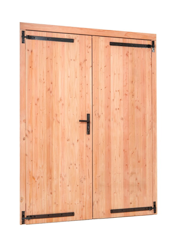 Red Class Wood dubbele dichte deur 1850x2050 mm buitenmaat