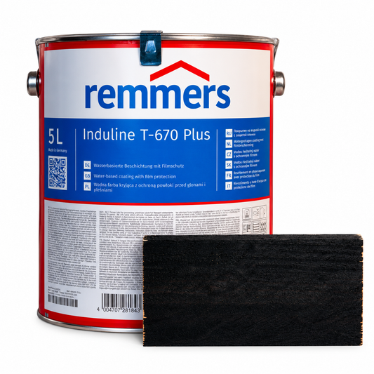 Remmers beits T-670 Plus zwart 5 ltr. (voorheen GW310)