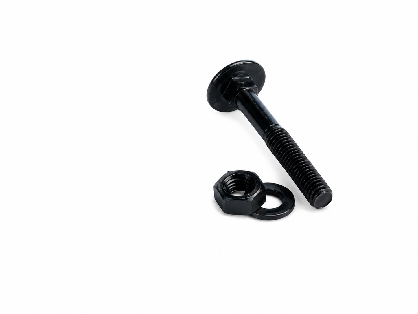 Slotbout zwart M8x50 mm