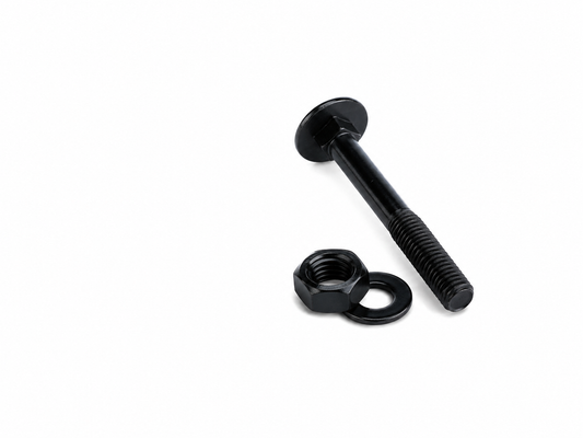 Slotbout zwart M8x60 mm