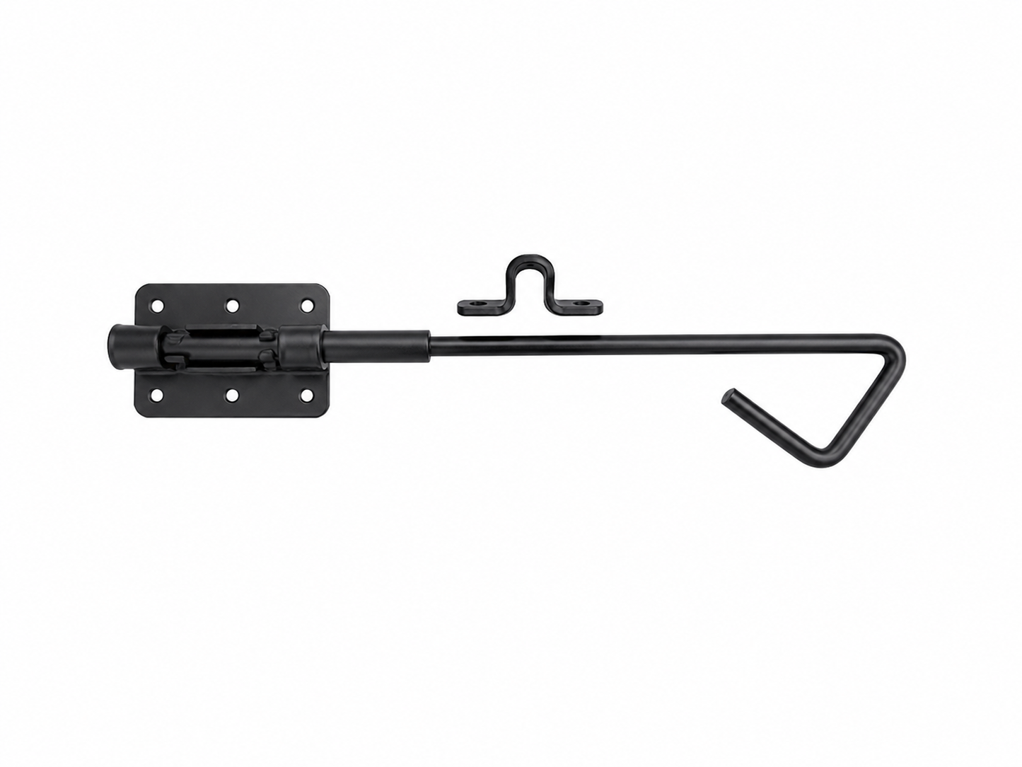 Staartgrendel zwart 40 cm