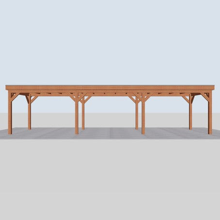 Douglas overkapping DHZ traditioneel 1090x335 cm
