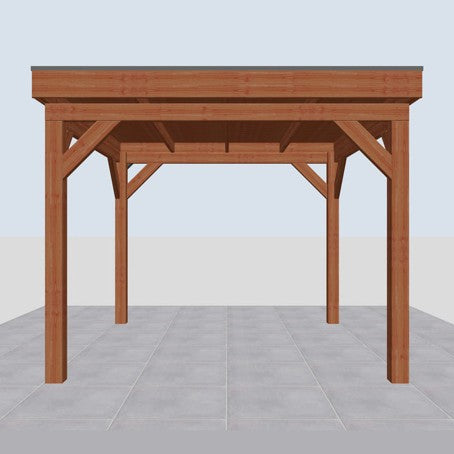 Douglas overkapping DHZ traditioneel 315x335 cm