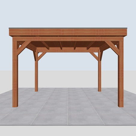 Douglas overkapping DHZ traditioneel 380x395 cm