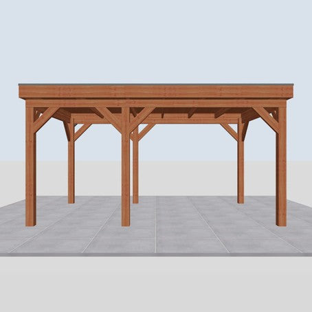 Douglas overkapping DHZ traditioneel 490x335 cm