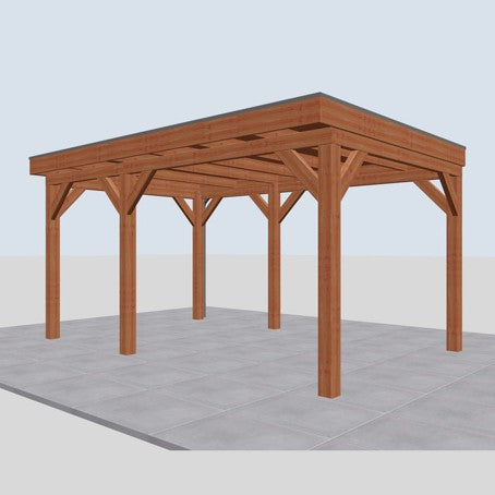 Douglas overkapping DHZ traditioneel 490x335 cm