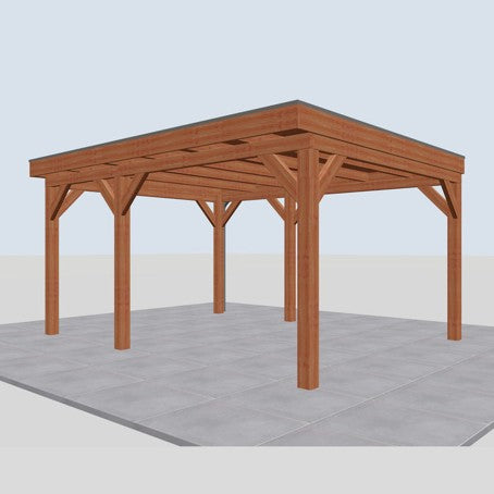 Douglas overkapping DHZ traditioneel 490x395 cm