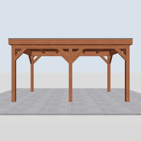 Douglas overkapping DHZ traditioneel 500x335 cm