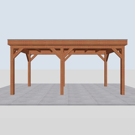 Douglas overkapping DHZ traditioneel 550x335 cm