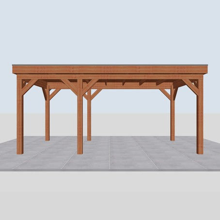 Douglas overkapping DHZ traditioneel 555x335 cm