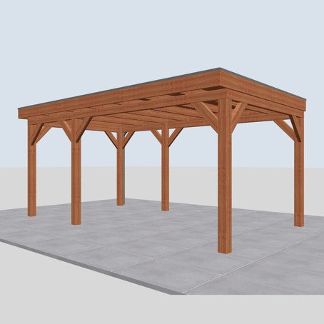 Douglas overkapping DHZ traditioneel 555x335 cm