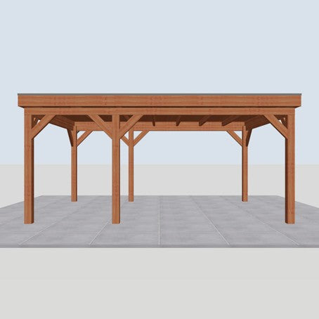 Douglas overkapping DHZ traditioneel 555x395 cm