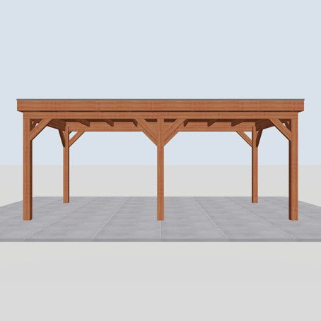 Douglas overkapping DHZ traditioneel 605x335 cm
