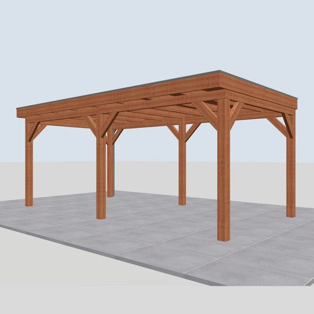 Douglas overkapping DHZ traditioneel 605x335 cm